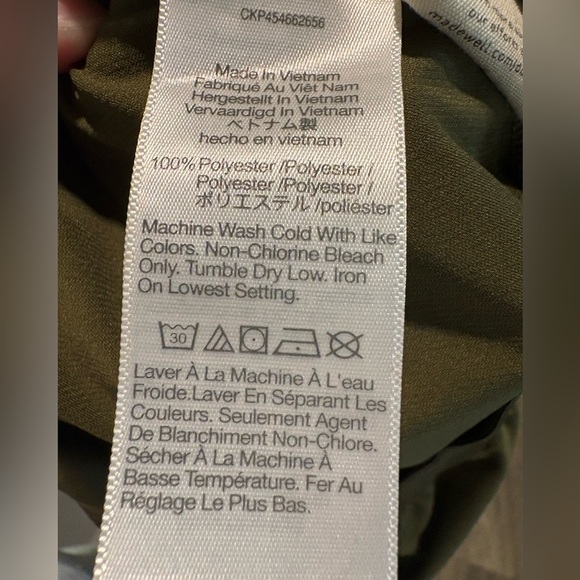 Madewell MWL Always Pull On Twill Pockets Comfy Everyday Green Shorts Olive Grn - Picture 6 of 10